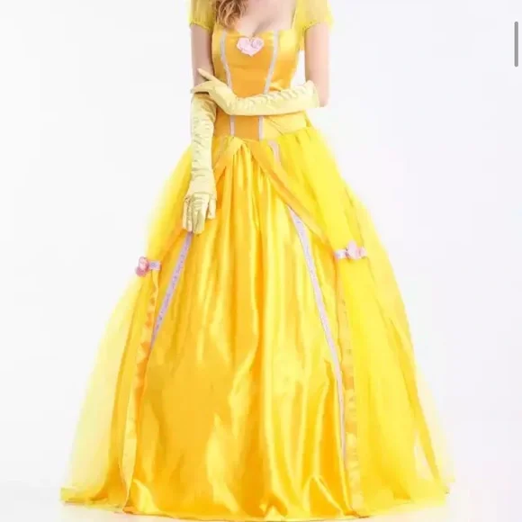 Princess Belle princess gown costume size XS - Picture 2 of 8